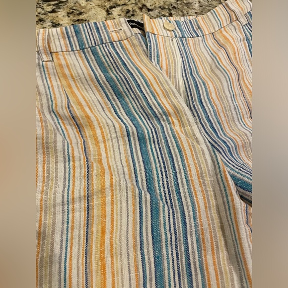 Reformation linen striped pants size 2 - Picture 3 of 3